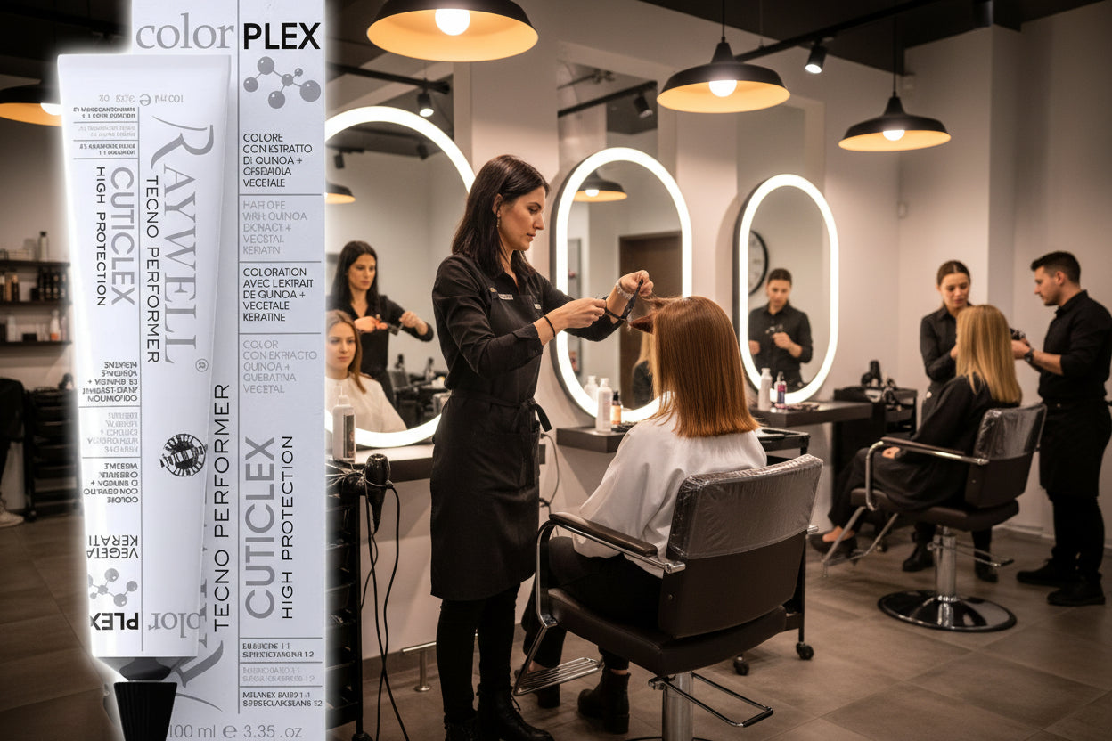 Raywell Colorplex Vegetal Keratin Hair Colour 7.66 - Intense Red Copper available from salonservdirect