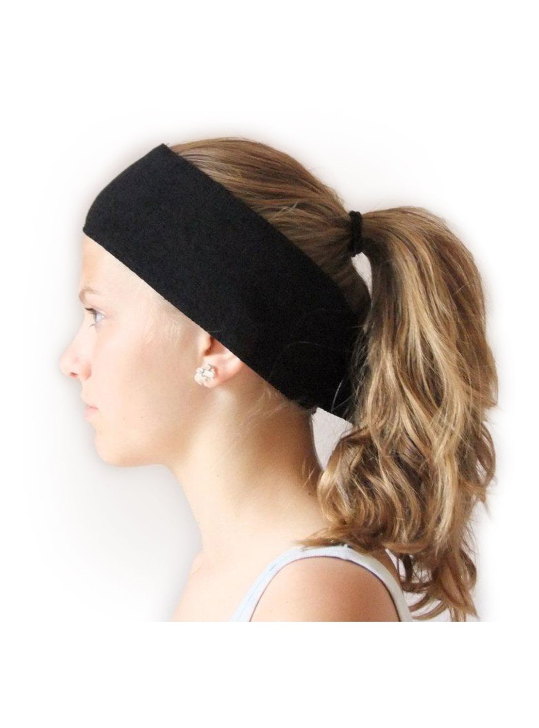 Strictly Professional Headband with velcro - White/Black - Tulipa Hair & Beauty
