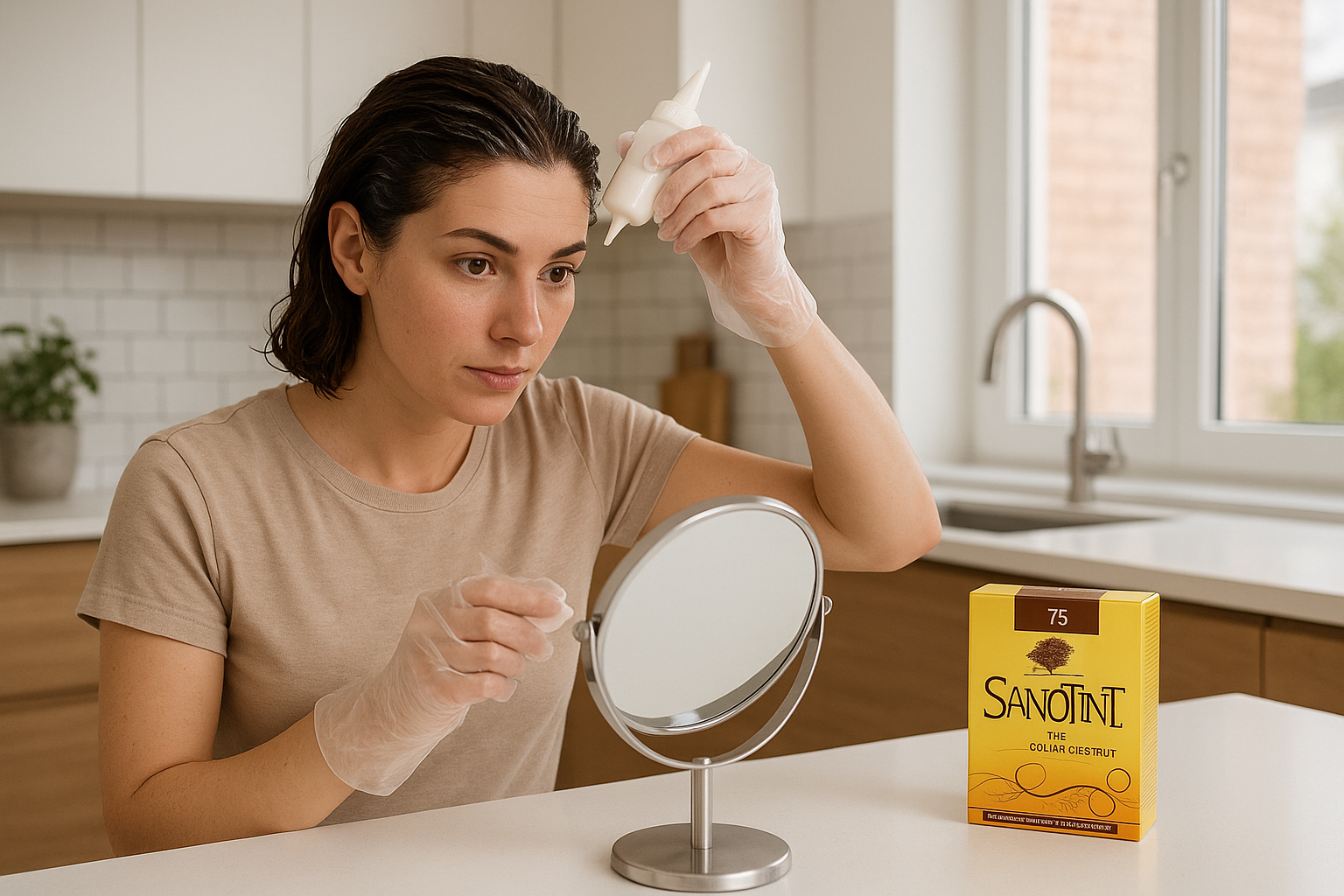 Sanotint 75 Golden Chestnut Hair Dye | PPD-Free - Tulipa Hair & Beauty