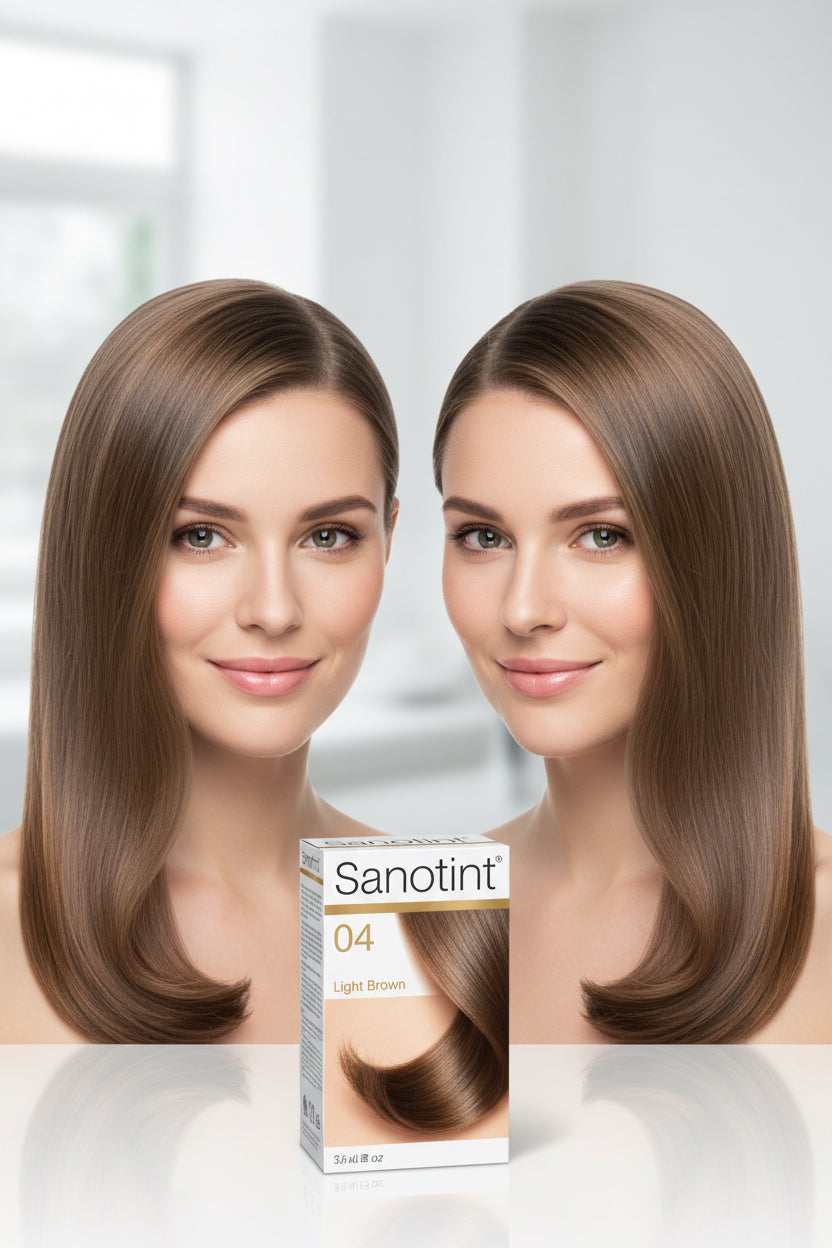 Sanotint Light Brown hair dye without ammonia. When you choose sanotint hair products, one can be assured this product will protect and keep your hair healthy