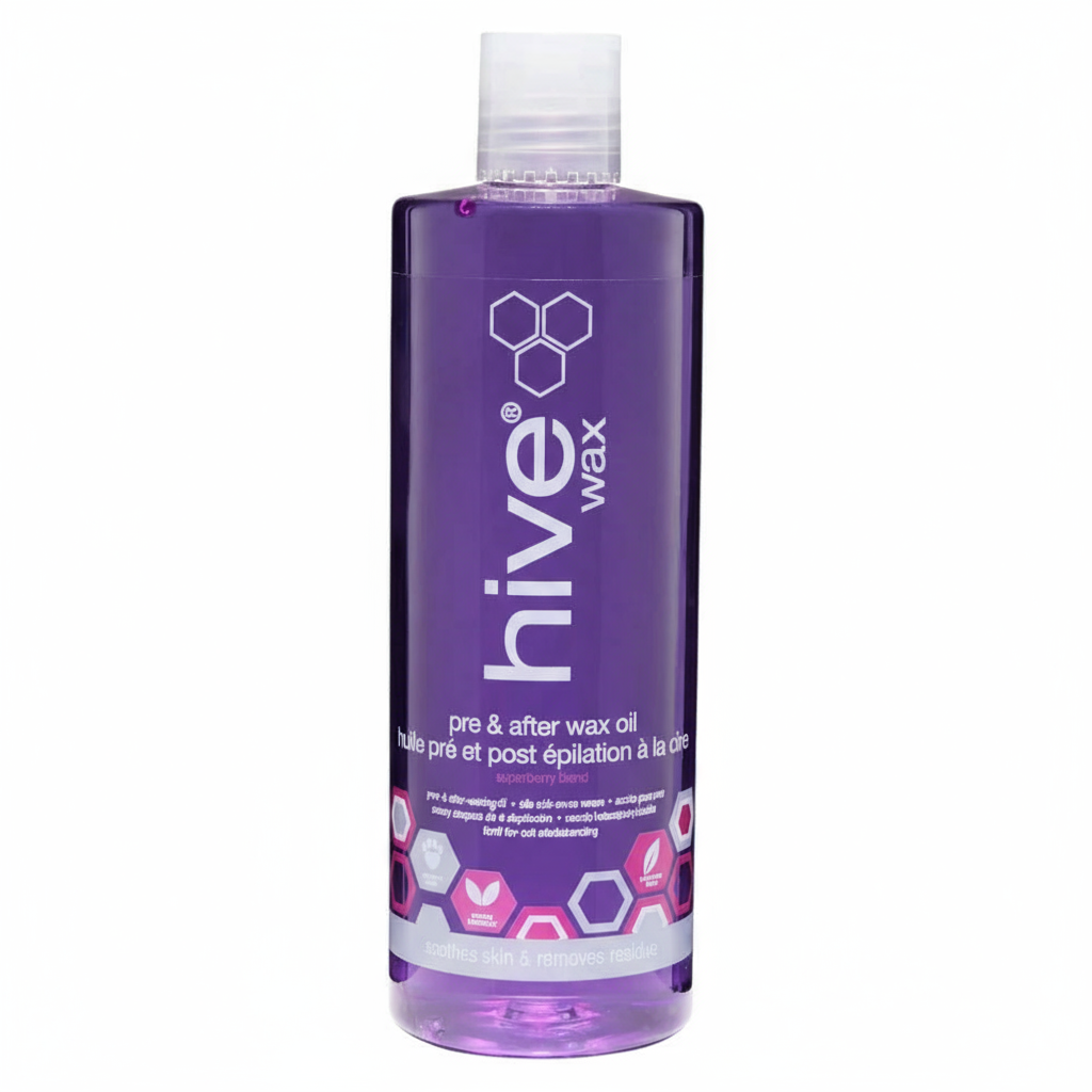 Hive Wax Pre & After wax Oil - Superberry  - 400ml - Tulipa Hair & Beauty 
