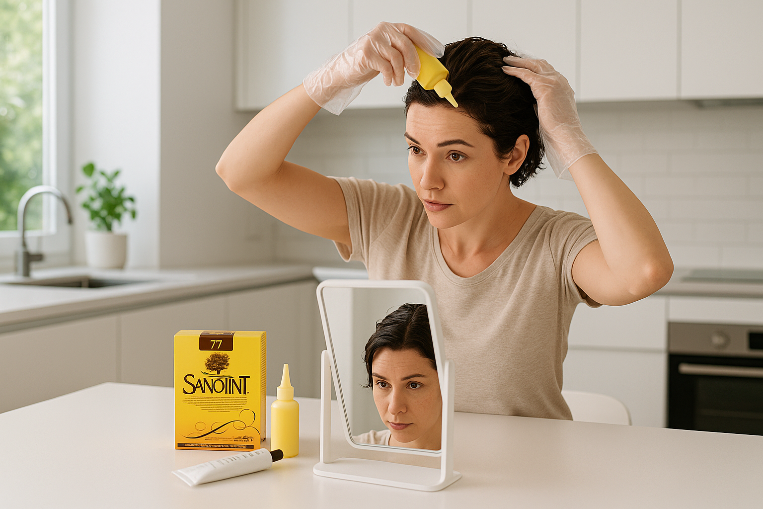 Sanotint 77 Dark Golden Blonde Hair Dye | PPD-Free - Tulipa Hair & Beauty 