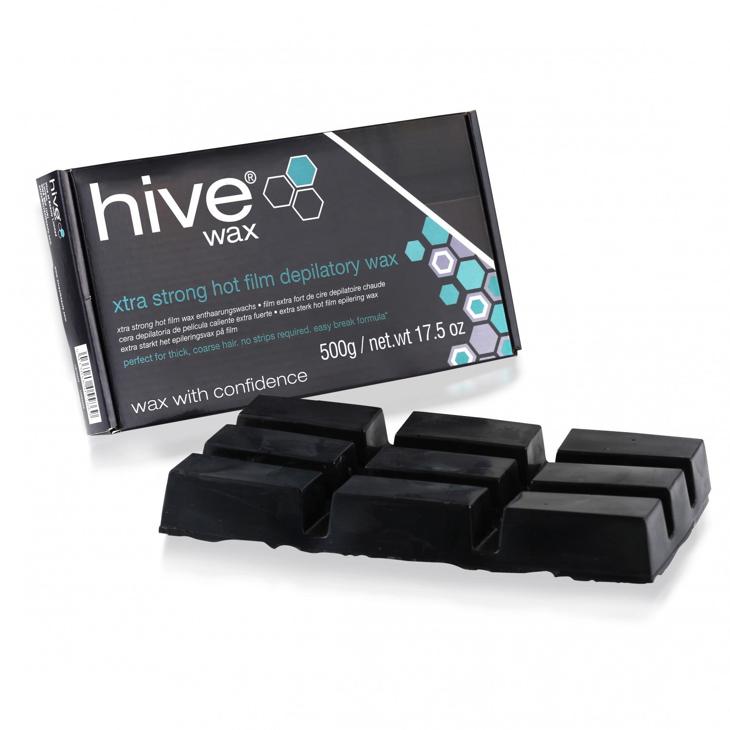 Hive of Beauty Xtra Strong Hot Film Wax 500g (Trade Price) - Tulipa Hair & Beauty 